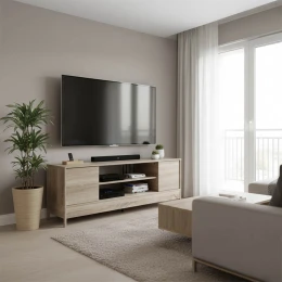 Έπιπλο Τηλεόρασης Sasa Σε Sonoma Απόχρωση 120X35X41.5Εκ