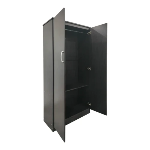 Ντουλάπα Δίφυλλη Athos Σε Wenge Απόχρωση 80X42X180Εκ