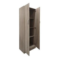 Ντουλάπα Δίφυλλη Athos Σε Sonoma Απόχρωση 60X42X180Εκ