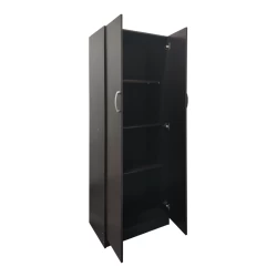 Ντουλάπα Δίφυλλη Athos Σε Wenge Απόχρωση 60X42X180Εκ