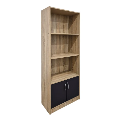 Βιβλιοθήκη Tekaro Sonoma-Ανθρακί 60X29X166Εκ