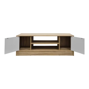Έπιπλο Τηλεόρασης Sasa Sonoma-Λευκό 120X35X41.5Εκ