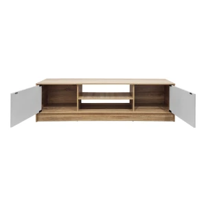 Έπιπλο Τηλεόρασης Sasa Sonoma-Λευκό 150X35X41.5Εκ