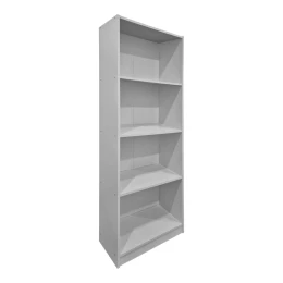 Βιβλιοθήκη Kendy Λευκό 60X30X167Εκ