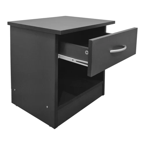Κομοδίνο Bedy Ανθρακί 40X34X42Εκ