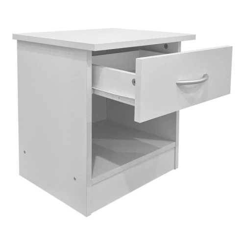 Κομοδίνο Bedy Λευκό 40X34X42Εκ