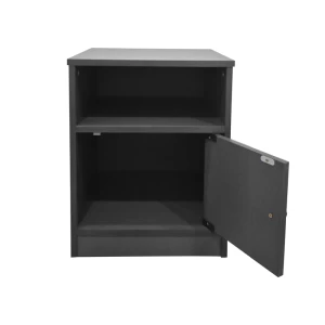 Κομοδίνο Lenea Ανθρακί 40X40X50Εκ