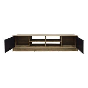 Έπιπλο Τηλεόρασης Tivia Sonoma-Ανθρακί 180X35X41.5Εκ