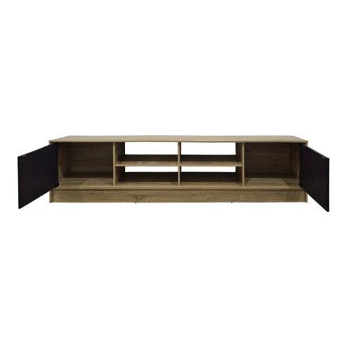 Έπιπλο Τηλεόρασης Tivia Sonoma-Ανθρακί 180X35X41.5Εκ