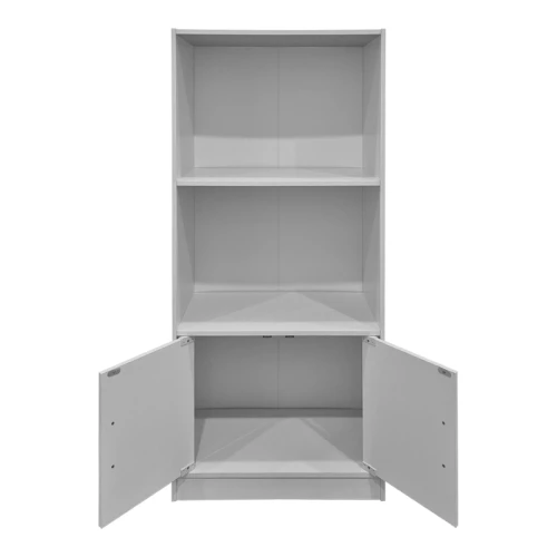 Βιβλιοθήκη Tekaro Λευκή 60X30X120Εκ