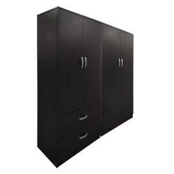Ντουλάπα Τετράφυλλη Athos Wenge 160X42X180Εκ
