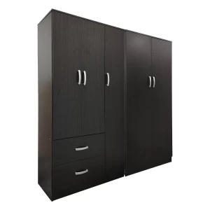 Ντουλάπα Πεντάφυλλη Athos Ι Wenge 170X42X180Εκ