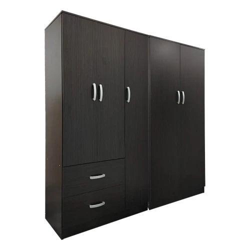Ντουλάπα Πεντάφυλλη Athos Ι Wenge 170X42X180Εκ