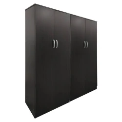 Ντουλάπα Τετράφυλλη Athos Ι Wenge 160X42X180Εκ
