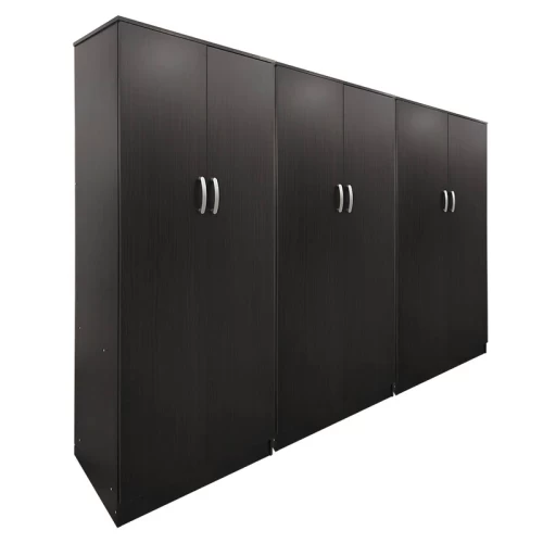 Ντουλάπα Εξάφυλλη Athos Wenge 240X42X180Εκ