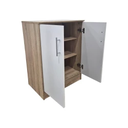 Παπουτσοθήκη-Ντουλάπι Souken 6 Ζευγών Λευκό-Sonoma 60X40X80Εκ
