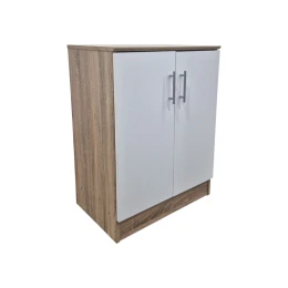 Παπουτσοθήκη-Ντουλάπι Souken 6 Ζευγών Λευκό-Sonoma 60X40X80Εκ