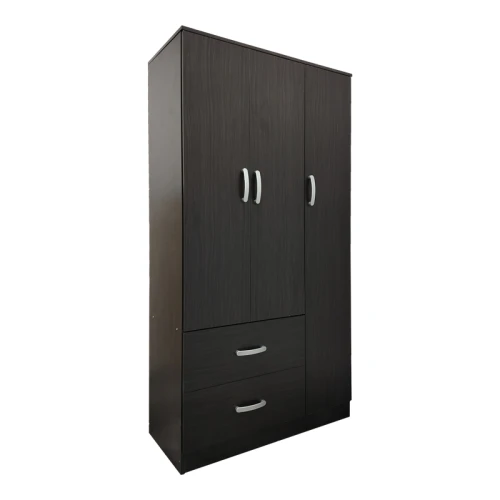 Ντουλάπα Εξάφυλλη Με Πατάρι Athos Wenge 180X42X240Εκ