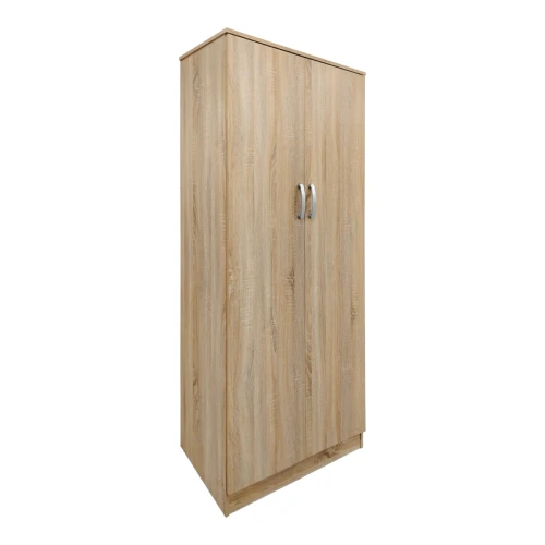 Ντουλάπα Εξάφυλλη Με Πατάρι Athos Ιι Sonoma 240X42X240Εκ