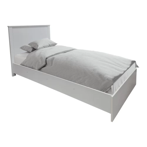 Σετ Κρεβατοκάμαρας Athos Λευκό Με Κρεβάτι 90X190Εκ Σετ 2Τεμ