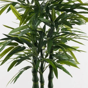 Διακοσμητικό Φυτό Σε Γλάστρα Arti Bamboo Inart Πράσινο Φ70X150Εκ