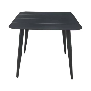 Τραπέζι Vista Αλουμίνιο Σε Ανθρακί Απόχρωση 80X80X72Εκ