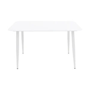 Τραπέζι Vista Αλουμίνιο Σε Λευκή Απόχρωση 120X70X72Εκ