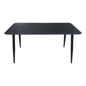 Τραπέζι Vista Αλουμίνιο Σε Μαύρη Απόχρωση 150X80X72Εκ