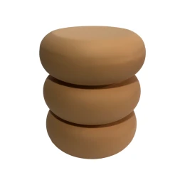 Βοηθητικό Τραπέζι Zoubi Mgo Terracotta Φ35X43Εκ