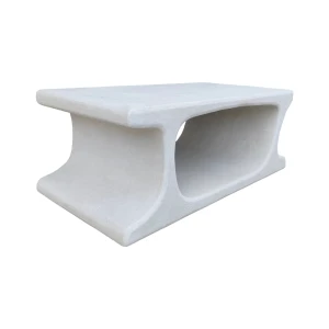 Τραπέζι Σαλονιού Nafel Mdf Λευκό 120X60X45Εκ