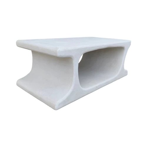 Τραπέζι Σαλονιού Nafel Mdf Λευκό 120X60X45Εκ