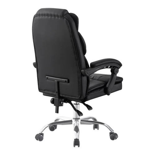 Καρέκλα Γραφείου Διευθυντή Sanema Pu Μαύρο 62X67X112-122Εκ