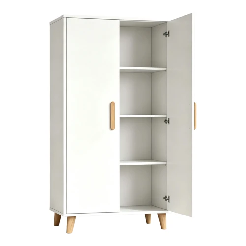Ντουλάπι Tamera Λευκό Με Φυσική Απόχρωση Mdf 60X30X120Εκ