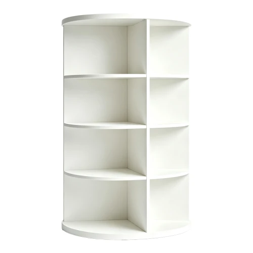 Γωνιακή Ραφιέρα Benzal Λευκό Mdf 80X30X120Εκ