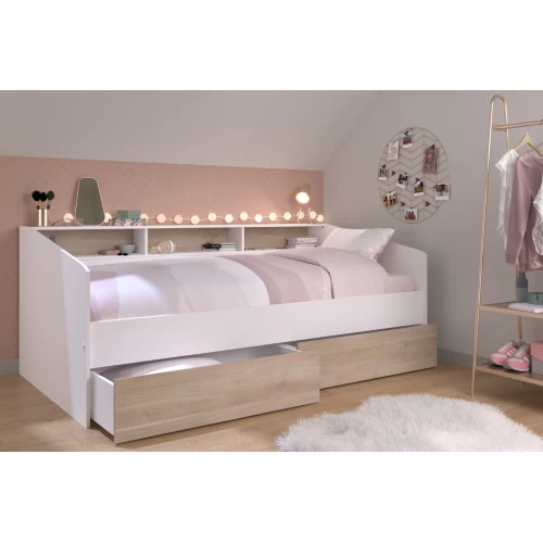 Σετ 2 Συρτάρια Κρεβατιού Sleep-Leuko από Μοριοσανίδα  199 x  52  x  25 εκ.