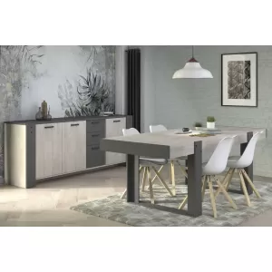 Τραπέζι Trade-Fusiko-Gkri από Μοριοσανίδα  223.9 x  93  x  78.6 εκ.