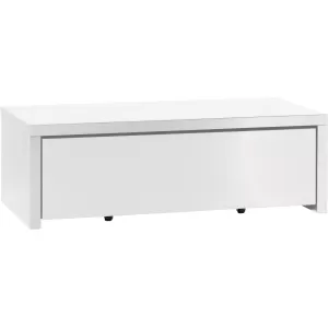 Βάση Young Με Συρτάρι-Λευκό-107 X 53 X 35 Εκ. από Μοριοσανίδα  107 x  53  x  35 εκ.