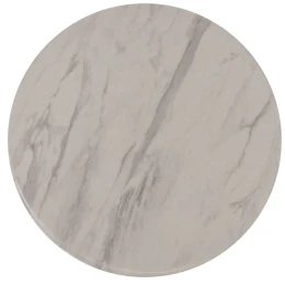 Contract Sliq Normal Επιφάνεια Τραπεζιού Τ.werzalit, Απόχρωση  Marble Φ60cm/16mm
