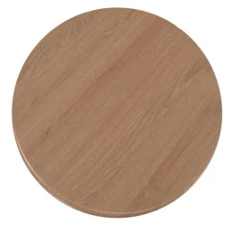 Contract Sliq Normal Επιφάνεια Τραπεζιού Τ.werzalit, Απόχρωση Beech Φ60cm/16mm