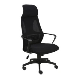 Bf2950 Πολυθρόνα Γραφείου Διευθυντή, Mesh Μαύρο 62x62x113/121cm