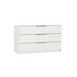 Drawer Συρταριέρα Με 3 Συρτάρια, Απόχρωση Άσπρο 80x40x64cm