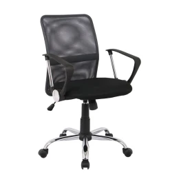 Bf2009 Πολυθρόνα-Pro Γραφείου Mesh Ανθρακί  - Μαύρο 58x60x91/101cm