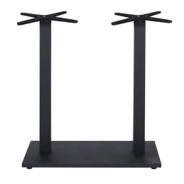 Prato-W Βάση Τραπεζιού Bar 70X40Cm H.108Cm Μέταλλο Βαφή Μαύρο / 18,50Kg 70x40 H.108cm
