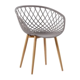 Rex Πολυθρόνα-Pro Μέταλλο Βαφή Φυσικό, Pp-Uv Sand Beige 62x56x80cm