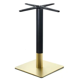 Riva Βάση Τραπεζιού Bar Gold Inox #201 - Black (14,50 Kg) 45x45cm H.108cm