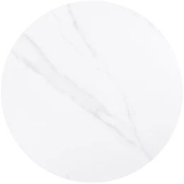 Επιφάνεια Μάρμαρο Sintered Stone, Απόχρωση White Marble (Mdf Για Στήριξη Βάσης) Φ70cm/11mm
