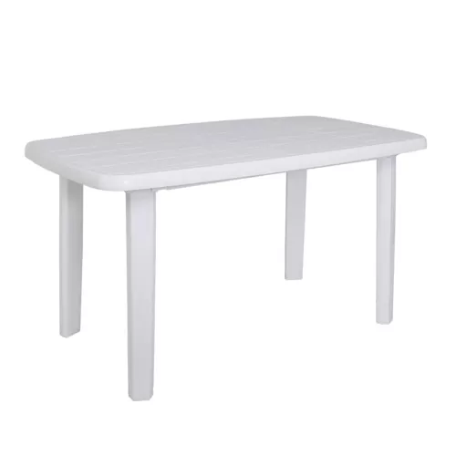 Sorrento Τραπέζι Oval Dining Κήπου - Βεράντας, Pp Απόχρωση Άσπρο 140x80x74cm oval