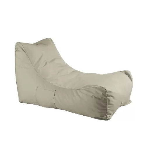 Lazy Πουφ Ανάκλιντρο 100% Αδιάβροχο, Ύφασμα Sand 70x106x67cm