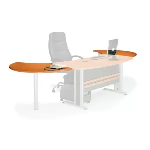 Executive Eπιφάνεια Eπέκτασης Απόχρωση Dark Grey - Cherry 120x80cm