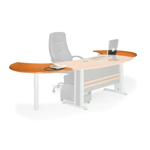 Executive Eπιφάνεια Eπέκτασης Απόχρωση Dark Grey - Cherry 120x80cm